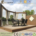 wood plastic composite water resistant wood deck flooring